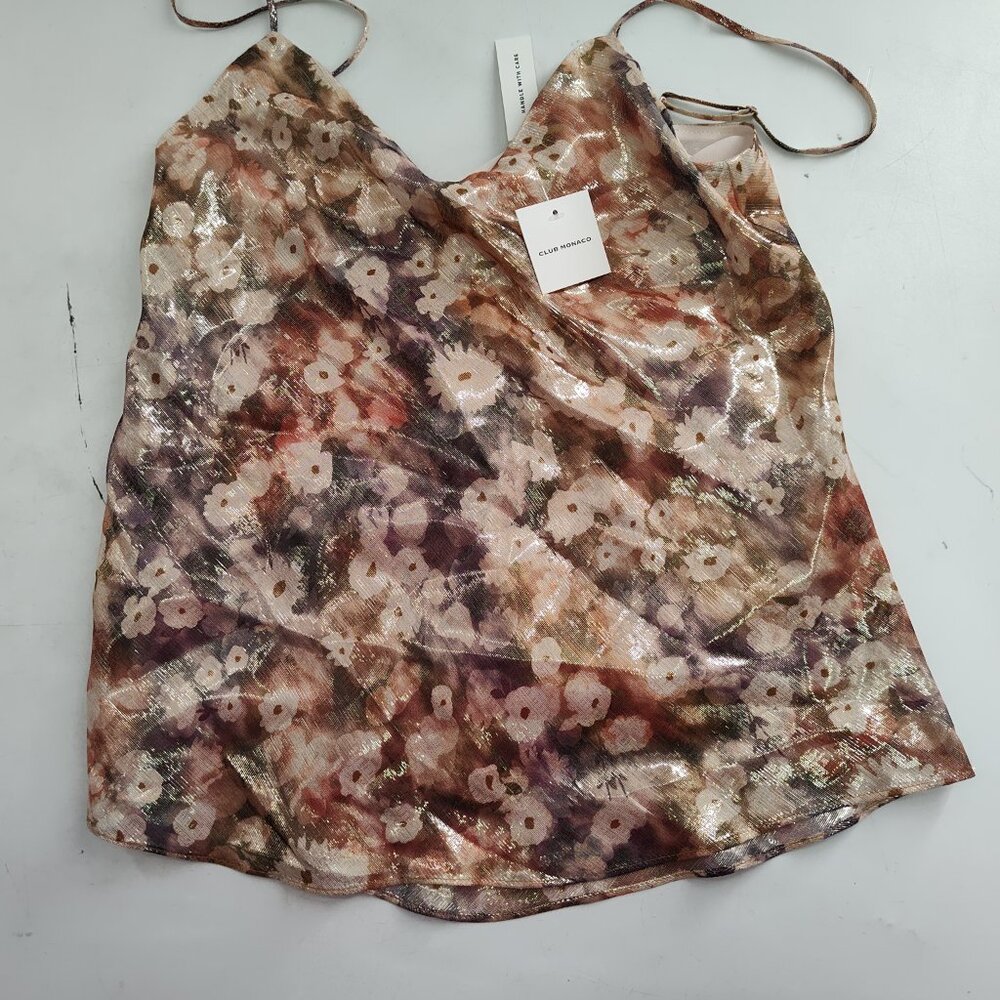 Club Manaco Women's Sunset Floral Kora Cami Chemise Size XS            P#347@CMK